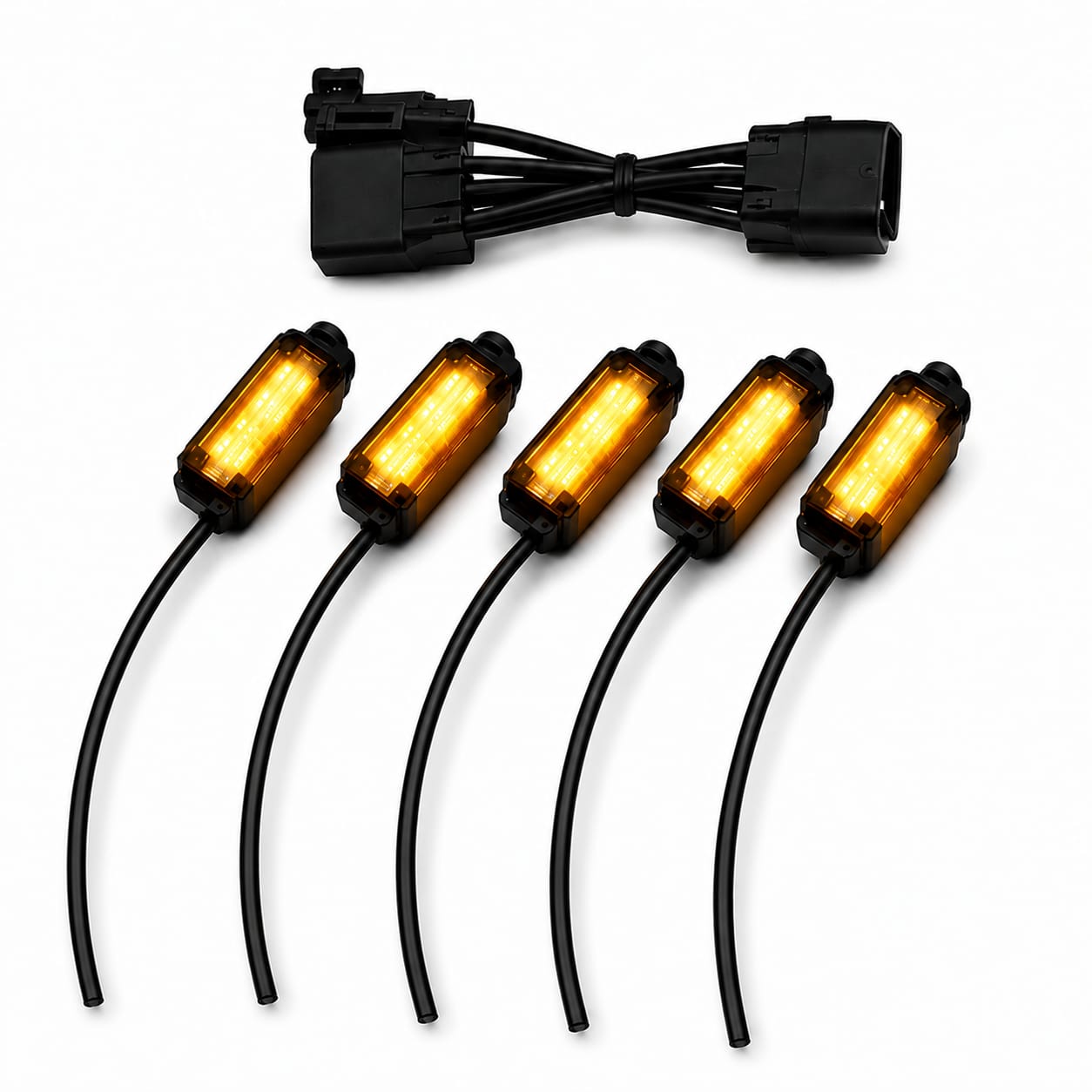 Jetour T2 Yellow LED Lights – High-Brightness Waterproof Plug & Play Kit - Image 2