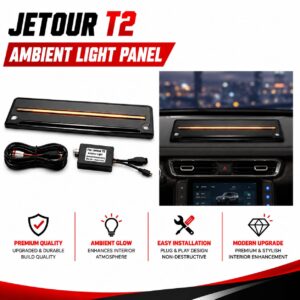 Jetour T2 Ambient Light Panel – Interior Dashboard LED Ambient Lighting