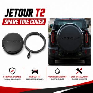 Jetour T2 Spare Tire Cover – Premium Weather-Resistant Protection